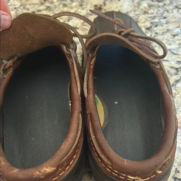 Vintage Bean Boots LL Bean Duck Shoes Sz 9 GUC - Picture 4 of 6